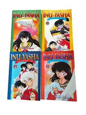 Inuyasha Manga Bundle Vol 2, 10–12 Early VIZ Editions